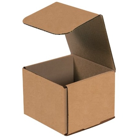 Bsc Preferred 5 x 5 x 4'' Kraft Corrugated Mailers, 50PK BUY00026230